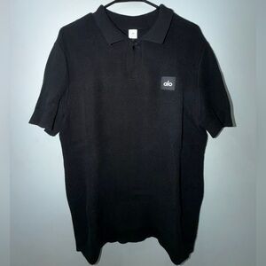 ALO Sports Club Sweater Knit Polo